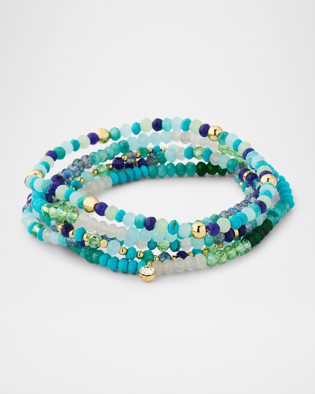 Indya Semi-Precious Bead Bracelet Set